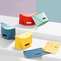 휴대용 접이식 다용도 간이의자, 옐로우, 1개