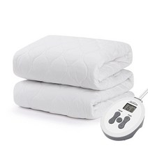 Sunbeam 가열 매트리스 패드 방수 열 설정, Twin, Vertical Quilted