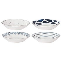Lenox 블루 베이 찻주전자 900g, Pasta Bowls, Set of 4