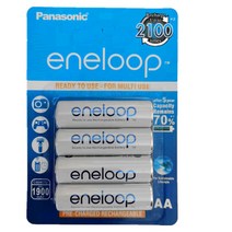 파나소닉 에네루프 AA1900mAh 2100회 재사용 최신형 고용량 하이브리드 사서 바로 쓰는 충전지 건전지 eneloop, 12건