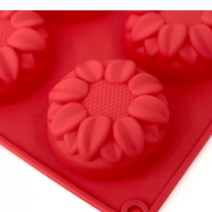 [더위치]6구 해바라기몰드 비누 석고방향제 캔들