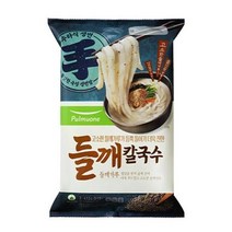 [우리집]들깨칼국수 412g (2인분) 간편식 아침대용 캠핑 자취생 간단식사 맛있는한끼 풀무원 행복한 추석, 1개