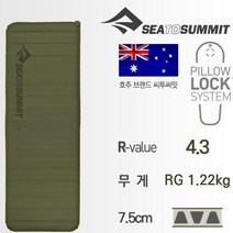 씨투써밋 씨투써미트(Sea To Summit) 캠프플러스 SI RT 자충매트R/183cm, free