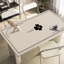 가죽 실리콘 식탁매트 식탁 유리대용 테이블 매트 식탁필름 책상필름 보호필름, A, 90x90cm, A, 90x90cm