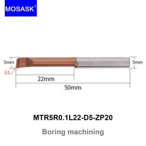 홀커터 홀쏘 MOSASK 1PC MTR MGR lr 보링 프로파일 스레딩 그루브 CNC 솔리드 카바이드 내부 터닝 정밀 홀 가공 밀링 공구, 29 MTR5R0.1L22-D5-ZP20