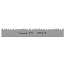 starrett intenss pro-die 바이메탈 띠톱날 - 수직 기계의 윤곽 절단에 이상적 - 05 ft. 04-1234 12 x .025 x 10-14p - 04-15, 103인치, 12인치, 인치당 10-14개의 이빨