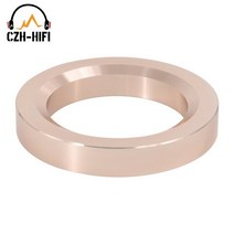 60mm CNC 가공 알루미늄 라운드 장식 베이스 링 서클 와셔 빈티지 KT88 진공관 앰프 DIY HiFi 1 피스, [03] Golden