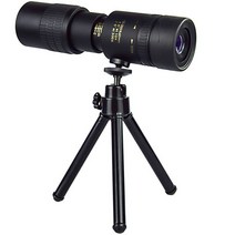 폰망원경36배 스마트폰장착 삼각대 고배율 캠핑용 휴대용 초망원 렌즈 10-300X40mm 수동 초점 줌 단안 망, 03 inlcude Tripod