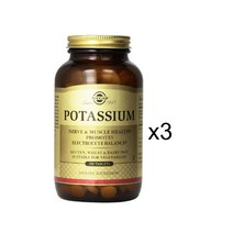 솔가 칼륨 250정 3개 Solgar Potassium 22614