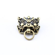 가죽 핸드프레스 각인기 가죽공예 도장 다이어리 20x15.5mm 링 라이온 프레스 청바지 버튼 버클 콘초 스터, 02 Bronze