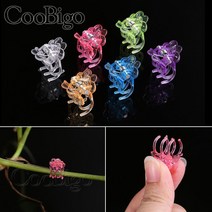 60pcs 식물 수정 클립 난초 정원 Grower 플라워 꽃무늬 야채 과일 포도 나무 지원 온실 용품 다채로운 플라스틱, 한개옵션0