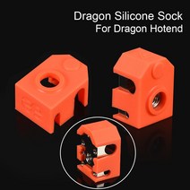 노즐 바늘 청소 3D 프린터 드래곤 핫엔드 보우덴 압출기 드래곤 히터 블록 용 드래곤, 2pcs 양말