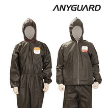 애니가드 E&W 방진복 보호복 작업복 일회용 원피스 SBW J100, 그레이