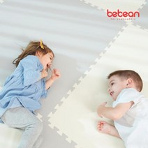 베베앙 [BEBEAN 베베앙]팡키즈 층간소음 퍼즐매트 1.5cm 모음전(셀프시공), 100x100x1.5cm_파스텔블루