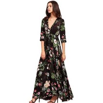 여성용 여름 드레스 맥시 선드레스