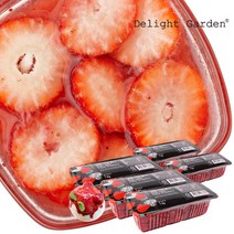 딜라잇가든 [딜라잇가든]냉동 국내 80 가당딸기 1kg x 5, 5개