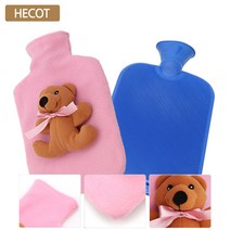 헤코트 보온 물주머니, 블루+브라운베어, 1개