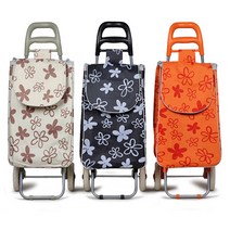 쇼핑카트 플라워, 블랙, 1개