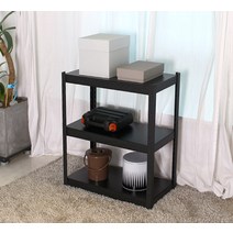 리빙나이스 고릴라랙 선반 800 3단 블랙