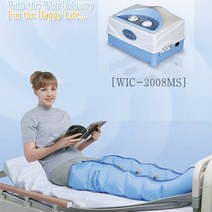 [원산업]모닝라이프식스 WIC2008MS 6단계 공기압 에어 종아리 마사지기 안마기 모닝라이프, WIC-2008MS