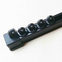 [알루미늄] 블랙 & 화이트 커튼레일 / 부드러운 롤러 움직임, 02_ 블랙 커튼레일, 1개