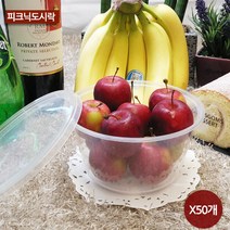 피크닉도시락 일회용기 T1000B, 50개입, 1개