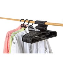 하트슬립옷걸이 100P(하트걸이20P포함), 블랙