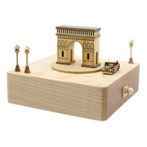 [국내당일발송] 대만 오르골 개선문 Triumphal Arch 원목 수제 오르골