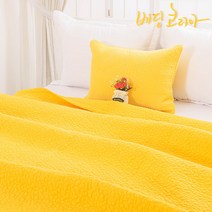 베딩코리아 60수아사면/국내산/피그먼트/이불&패드/알러지케어, 옐로우