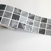 시트나라 포인트데코 타일몰딩 띠벽지시트지 TB-005, 타일블랙