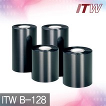 ITW B-128 왁스레진 바코드리본 왁스 레진, ITW B-128 60mm X 300M