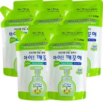 아이깨끗해 청포도200ml 리필×5개, 200ml, 5개