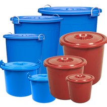 호가 국산 다라이 밀폐 중형 만능용기 대형 김장통, 중형 적통20L, 1개, 1개