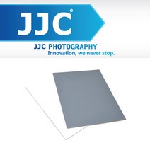 JJC GC-1 그레이카드 8x10 1매/하드타입 - 그레이/화이트 양면 - 색교정/화이트밸런스/화밸/노출보정