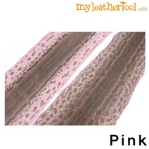 가죽공예 - 천연 까룽 뱀가죽, 핑크
