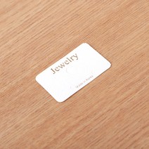 비즈아이 선물포장, 07_귀걸이포장지25X40mm_아이보리(Jewely)_1팩(200개)