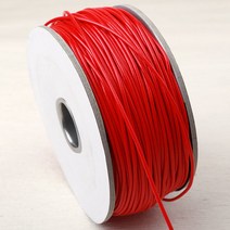 비즈아이 폴리치즈줄 1mm 패션 팔찌, 10_폴리치즈줄1mm_레드_450cm