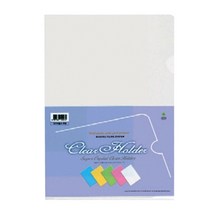 문화)반투명/고투명홀더 A4 (5칼라), 고투명(세로), 10매