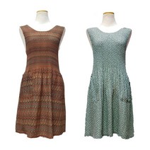 잉꼬혼수방 주름쉬폰원피스형 앞치마, 15, 번, 1개