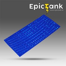 코아브 자전거 휠 형광 반사광 스티커 블루, 1PIECE