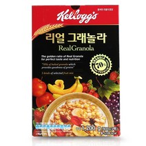 켈로그 리얼 그래놀라 400gx3팩 통곡물 시리얼 코스트코 대용량, 400g, ×3팩