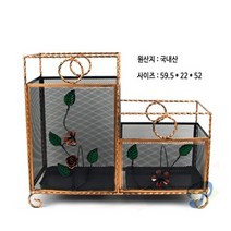 봉구유통 우산꽂이(엔틱사각2구), 우산꽂이(엔틱사각2구)1개