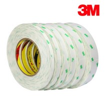 3M 찢어쓰는 얇은 화지 양면테이프 50M, 15mm