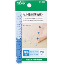 일본크로바 [인기상품] 플라워시침핀 - 얇은원단용, [인기상품] 플라워시침핀 - 얇은원단용 (31-999), 1개