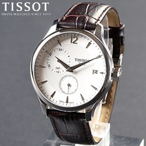T063.639.16.037.00 티쏘 TISSOT 트레디션 가죽시계