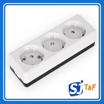 신주기업 커버나이프SW쌍투3P 30A SJ-K2321, [노출콘센트 06]노출접지3구콘센트