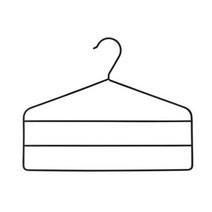 IKEA 이케아 STRYKIS 바지걸이 블랙 옷걸이, 1개