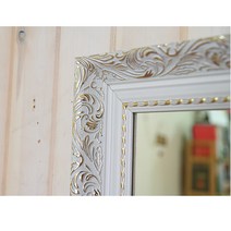 소품앤프레임 럭셔리전신거울 150-70 벽걸이형, 화이트