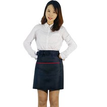 ssenber 일자주머니 허리 앞치마, 네이비, 1개
