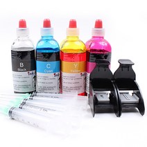 HP Deskjet1050 1112 1510 2000 2050 2132 2510 충전풀세트, 564번(4카방식) 카트리지사용전제품, 1세트